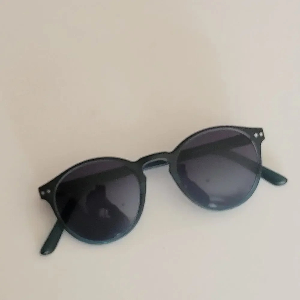 Ben.X 9027 Matte Black Round Sunglasses Lightweight Made in Turkey Unisex